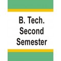 B.Tech  2nd Sem