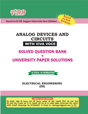 Analog Devices & Circuits (B.Tech 3 Sem. Electrical RTMNU CBCS New Syllabus)
