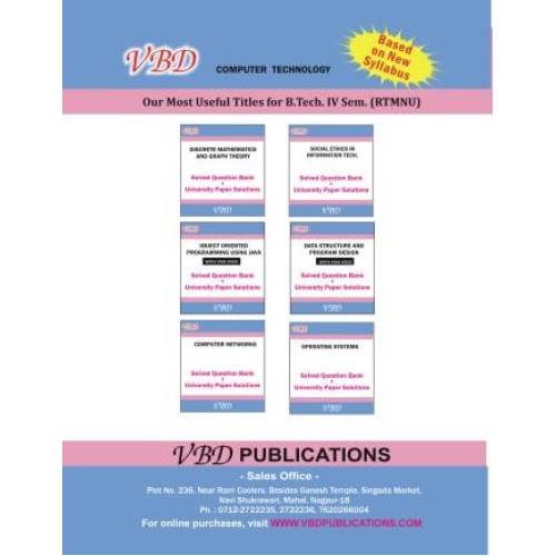 Discrete Mathematics and Graph Theory (B.Tech 4 Sem. Comp. Tech. RTMNU CBCS New Syllabus)