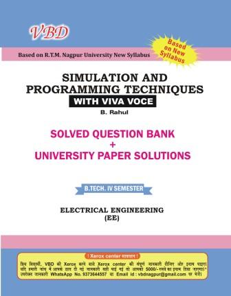 Simulation and Programming Technique (B.Tech 4 Sem.  RTMNU CBCS New Electrical Syllabus)