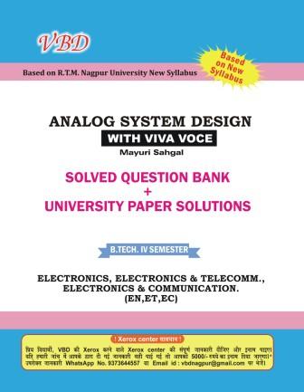 Analog System Design (B.Tech 4 Sem. Electronics RTMNU CBCS New Syllabus)