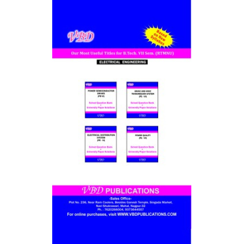 EHV AC & HVDC Transmission (Ele-VII) (B.Tech 8 Sem. Electrical Engg. RTMNU CBCS New Syllabus)