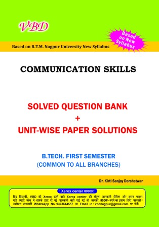 Communication Skills (B.Tech I Sem. RTMNU CBCS New Syallbus)